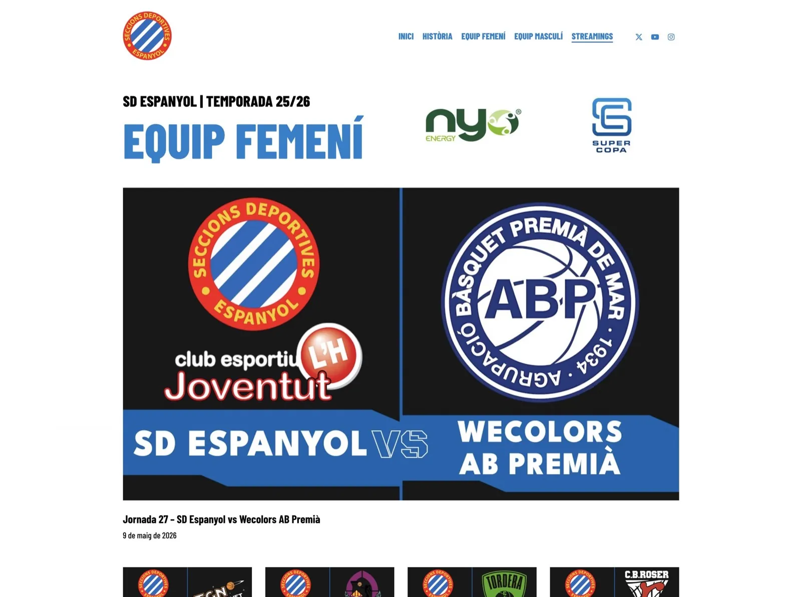 SD Espanyol · Web — imagen 6