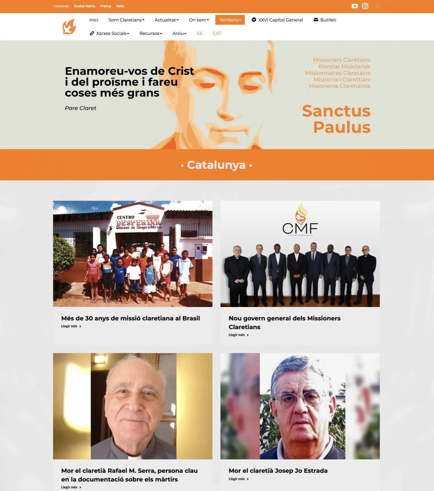 Claretians · Web — imagen 2