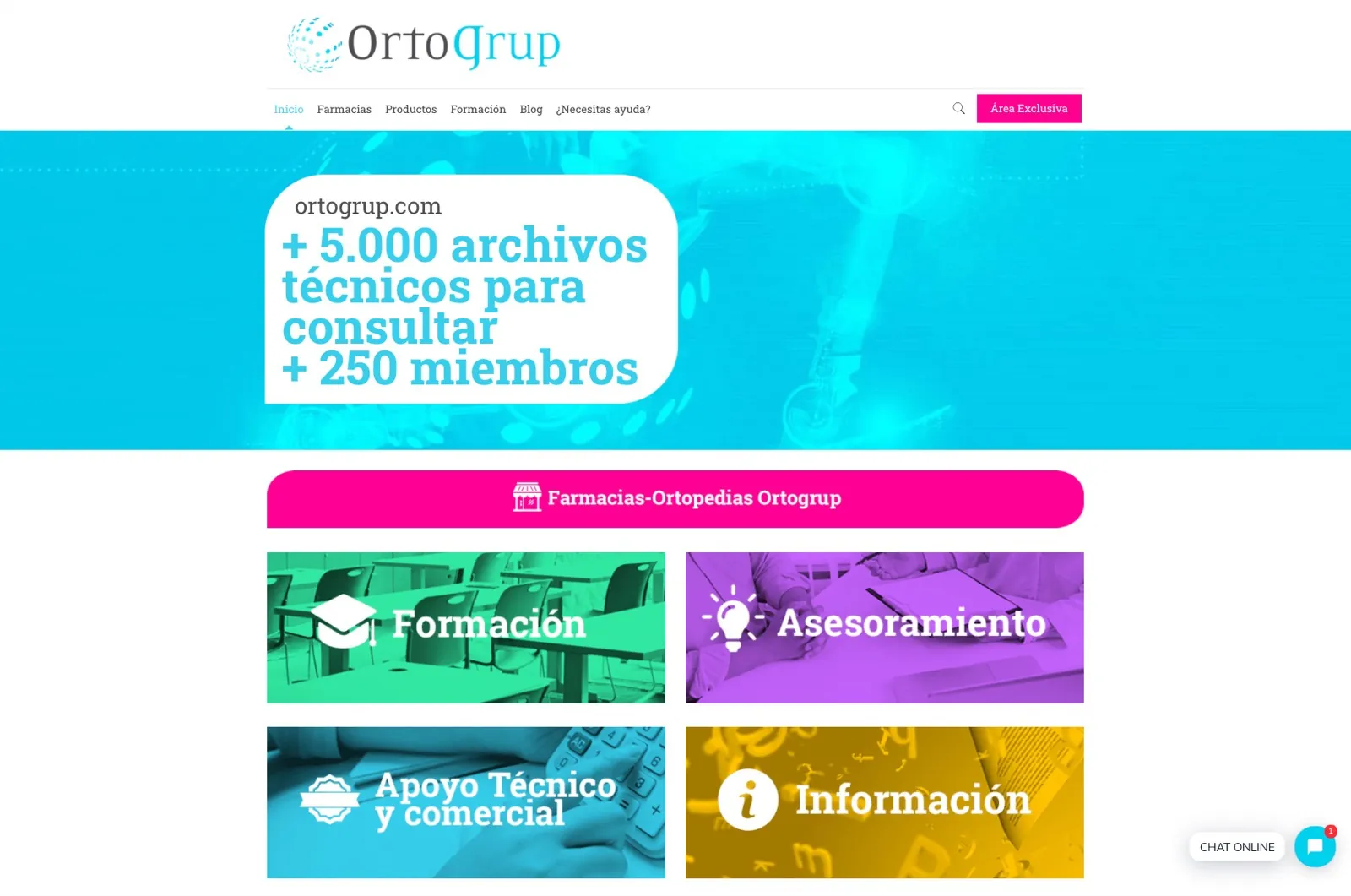 Ortogrup · Web platform — image 2