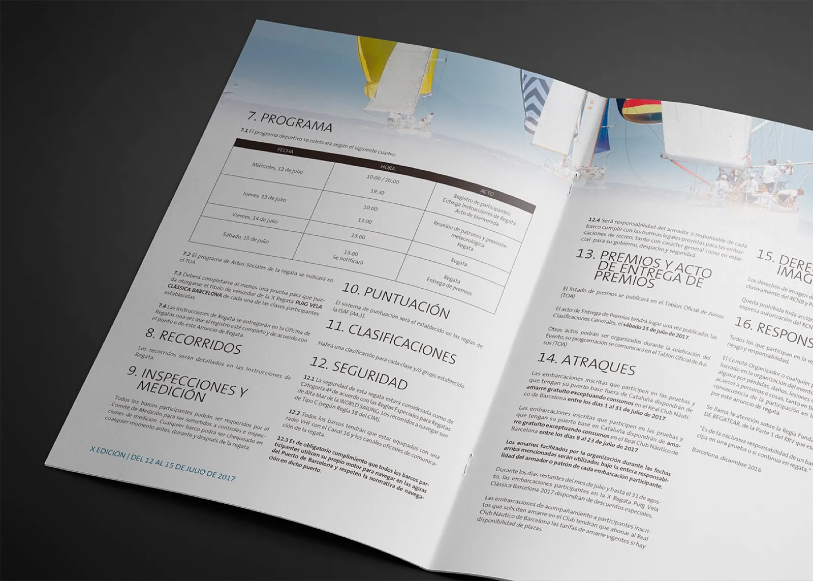 Puig Vela Clàssica · Anunci de regata — imatge 3