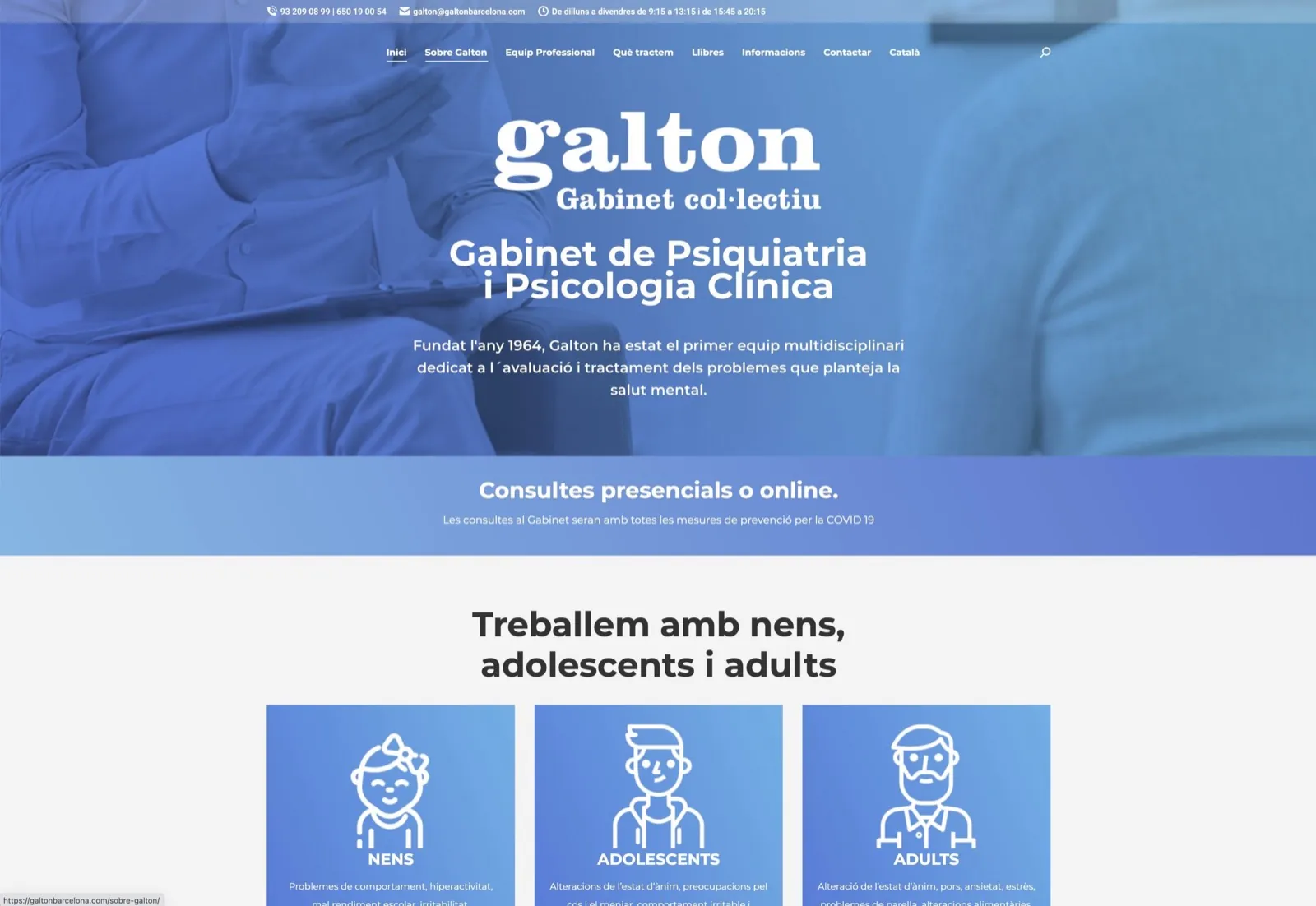 Galton Gabinet Col·lectiu · Web — imagen 2